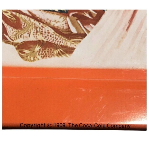 vintage original coca cola serving tray Girl in dister - Picture 3 of 6